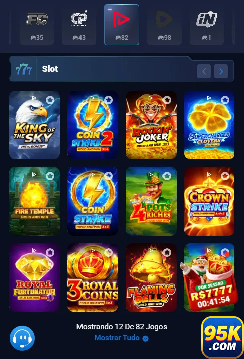 95k.com descubra premiado jogo